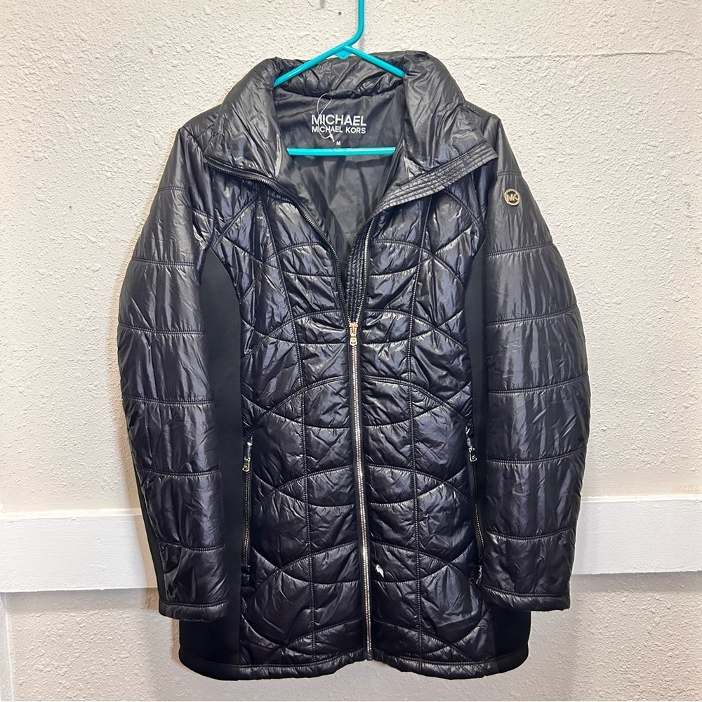 MICHAEL Michael Kors Black Puffer Coat (Flawed)